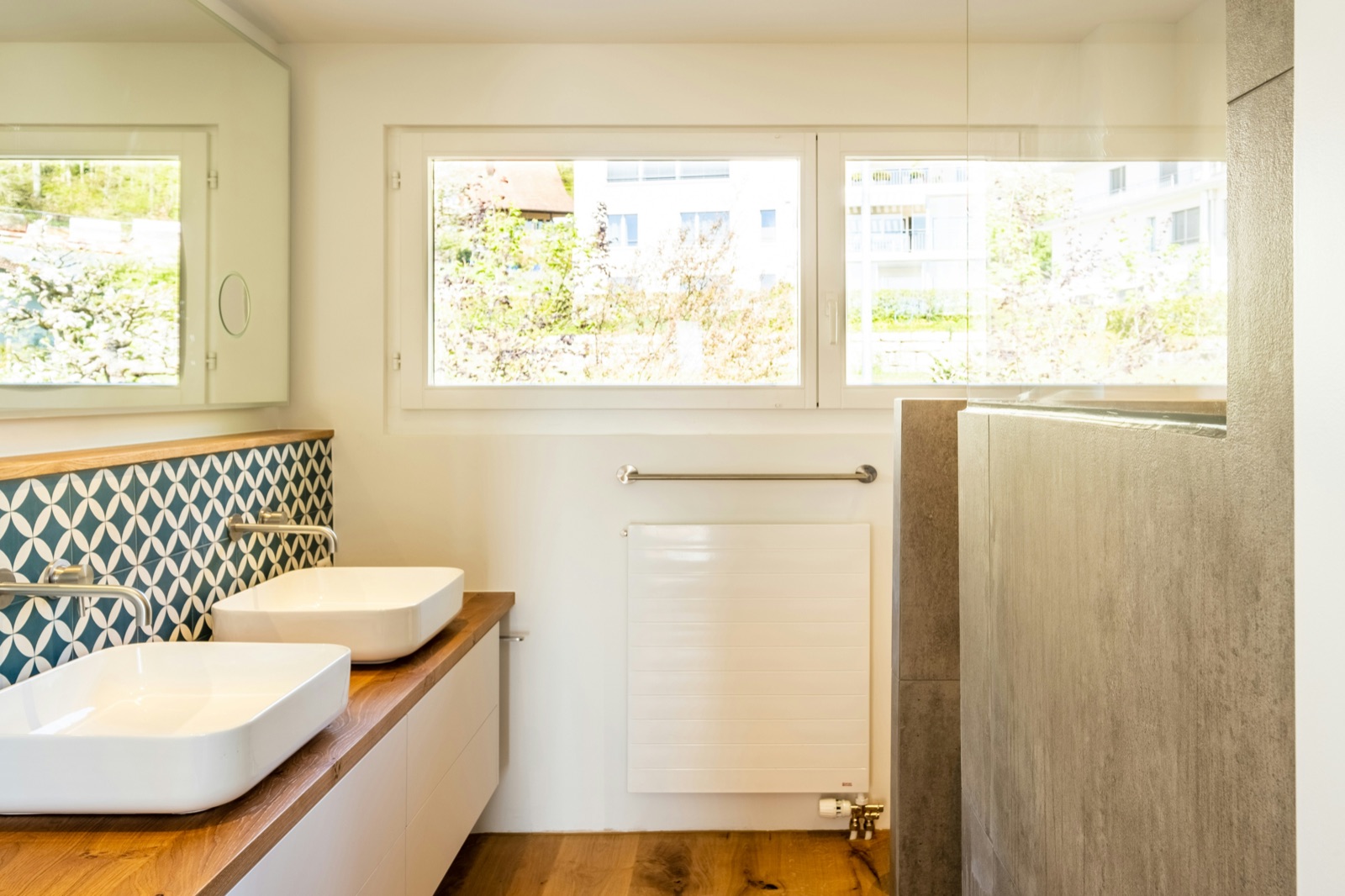Bathroom renovation — illustrative.